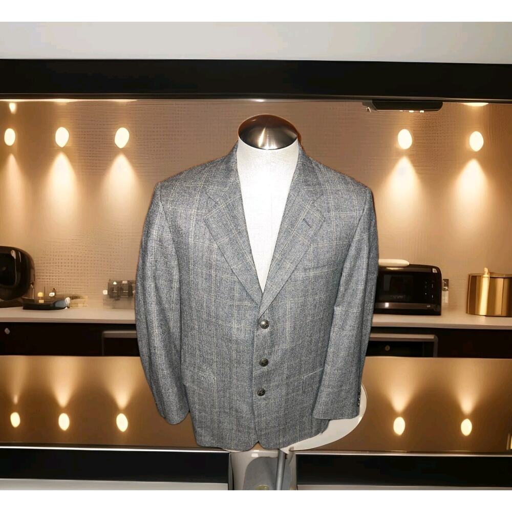 Vintage Hickey-Freeman 100% Wool Blazer 42R